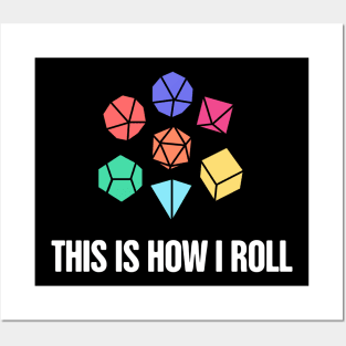 Roleplaying Game Dice | Board Gaming Graphic Posters and Art